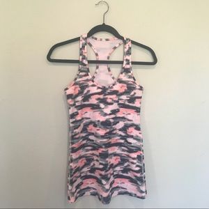 Lululemon Cool Racerback Wamo Camo Barely Pink